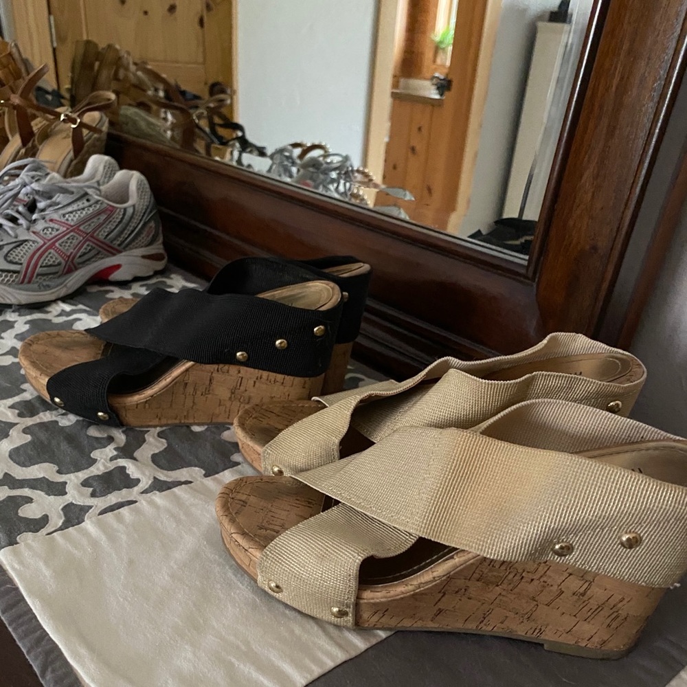 Pair of Madden Girl wedges